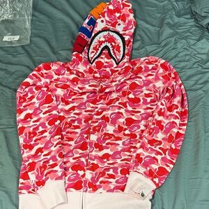 Bape hoodie “pink”